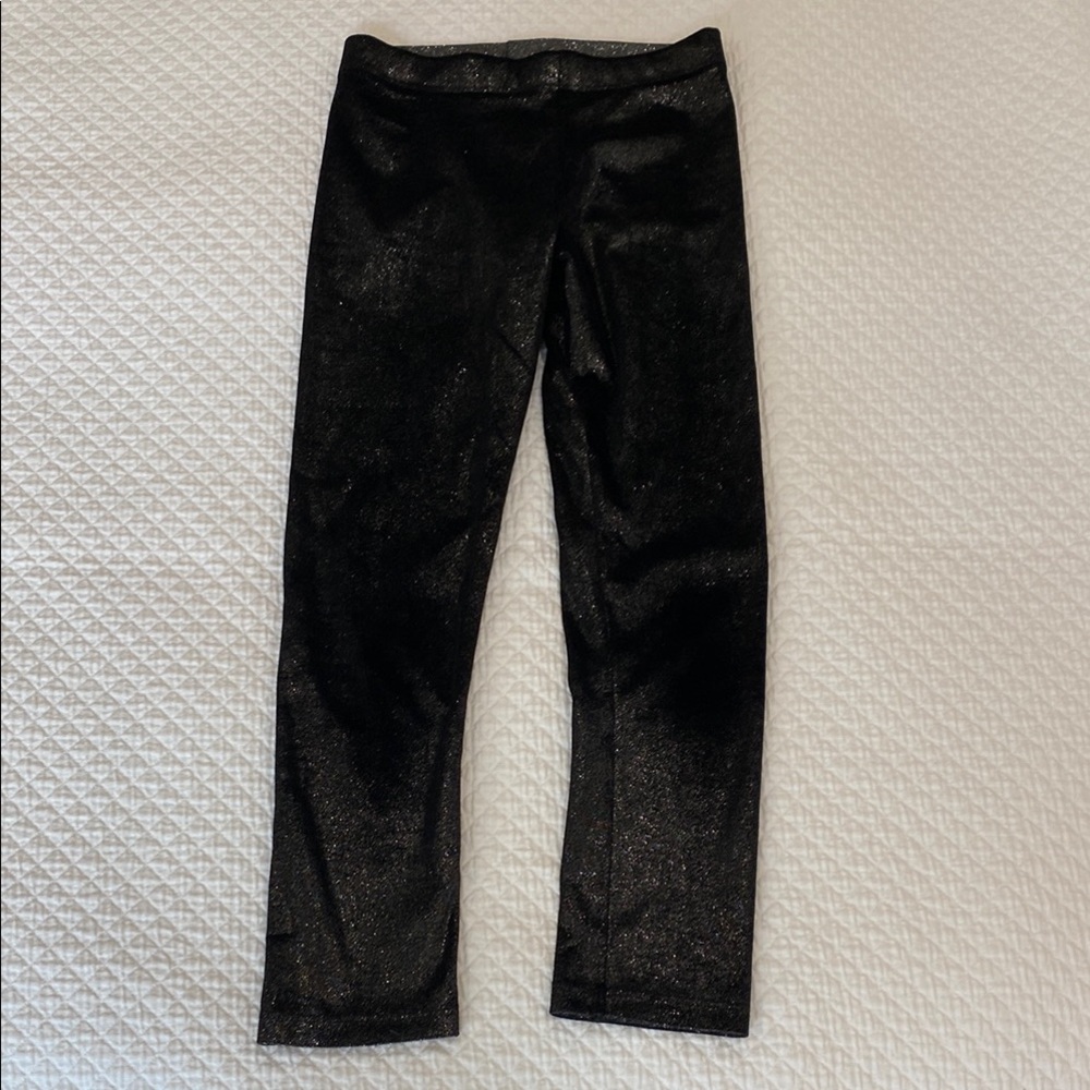 Black Shimmer Leggings